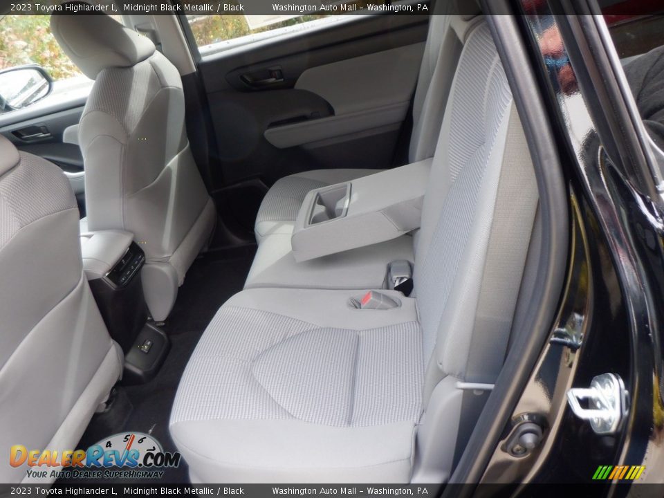 Rear Seat of 2023 Toyota Highlander L Photo #26