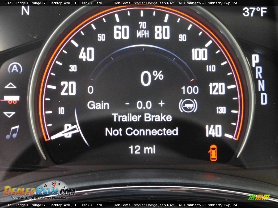 2023 Dodge Durango GT Blacktop AWD Gauges Photo #19