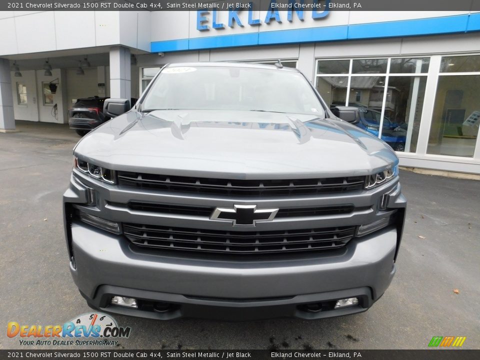 2021 Chevrolet Silverado 1500 RST Double Cab 4x4 Satin Steel Metallic / Jet Black Photo #4