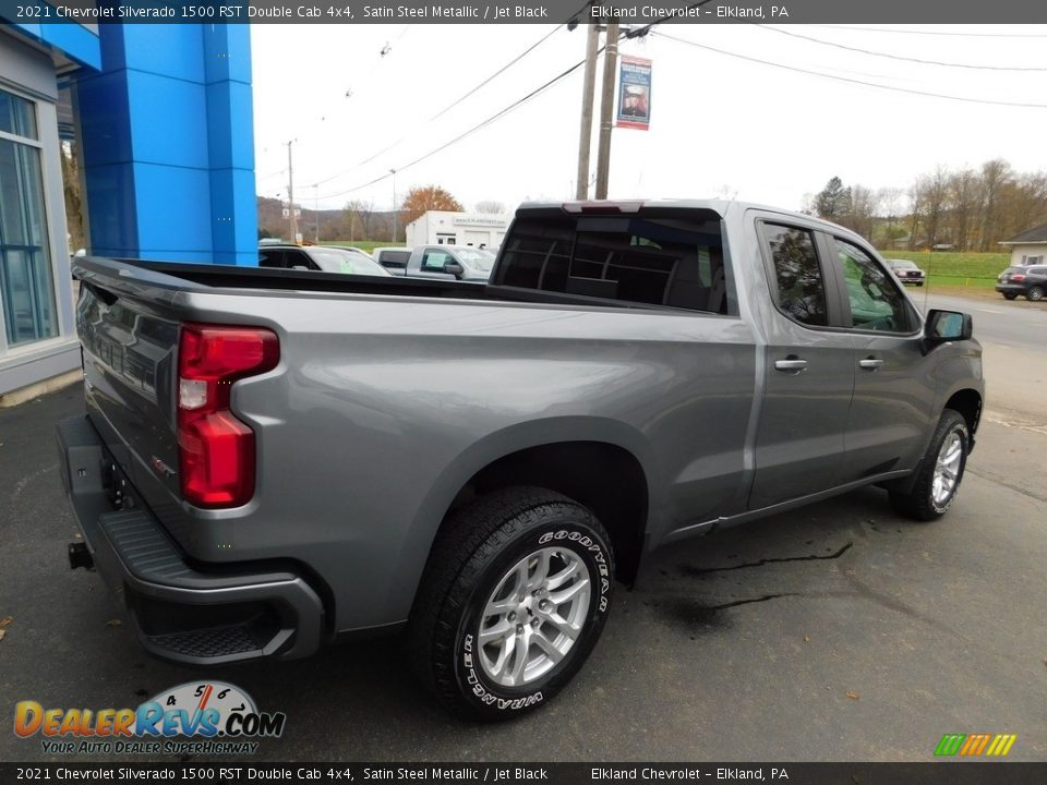 2021 Chevrolet Silverado 1500 RST Double Cab 4x4 Satin Steel Metallic / Jet Black Photo #8