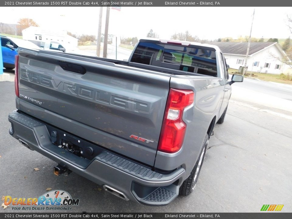 2021 Chevrolet Silverado 1500 RST Double Cab 4x4 Satin Steel Metallic / Jet Black Photo #9