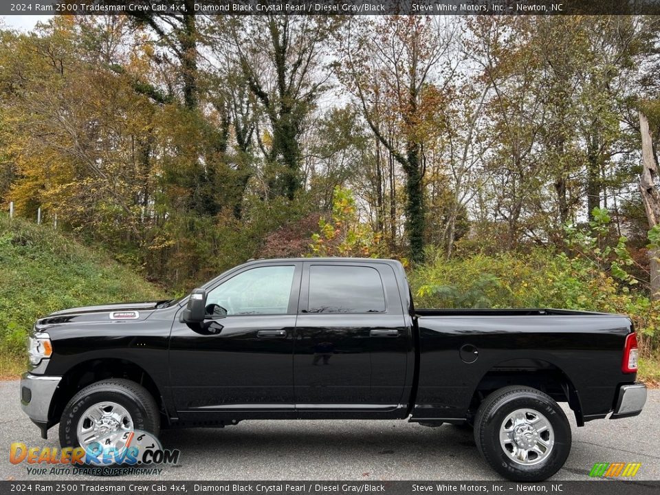 Diamond Black Crystal Pearl 2024 Ram 2500 Tradesman Crew Cab 4x4 Photo #1