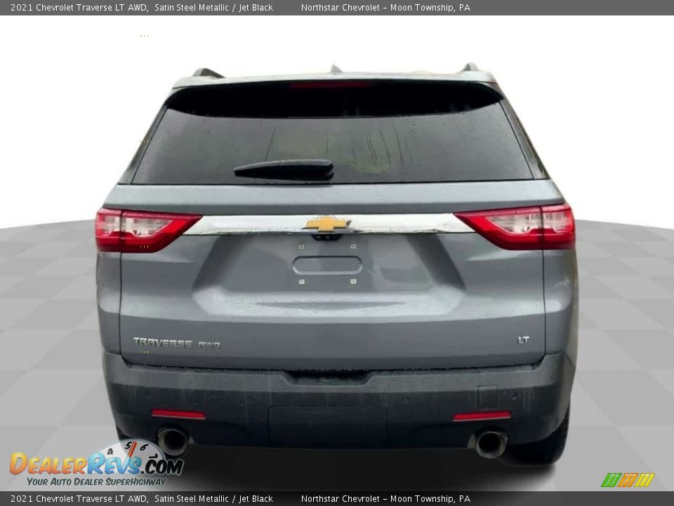 2021 Chevrolet Traverse LT AWD Satin Steel Metallic / Jet Black Photo #7