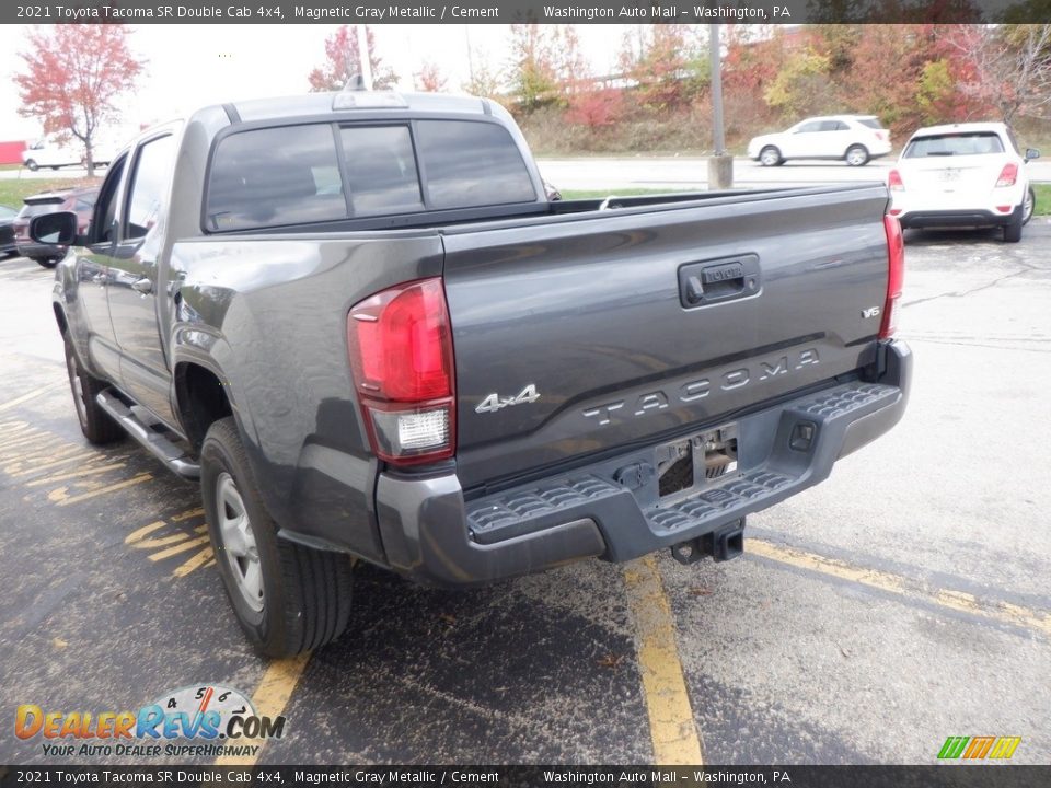 2021 Toyota Tacoma SR Double Cab 4x4 Magnetic Gray Metallic / Cement Photo #6