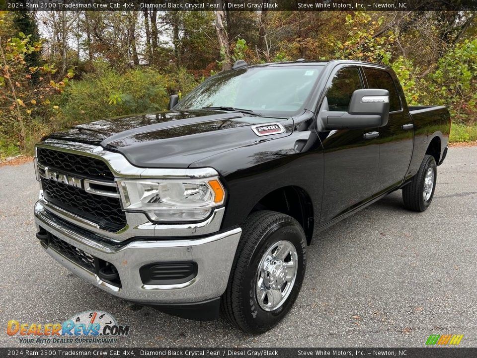 Diamond Black Crystal Pearl 2024 Ram 2500 Tradesman Crew Cab 4x4 Photo #2