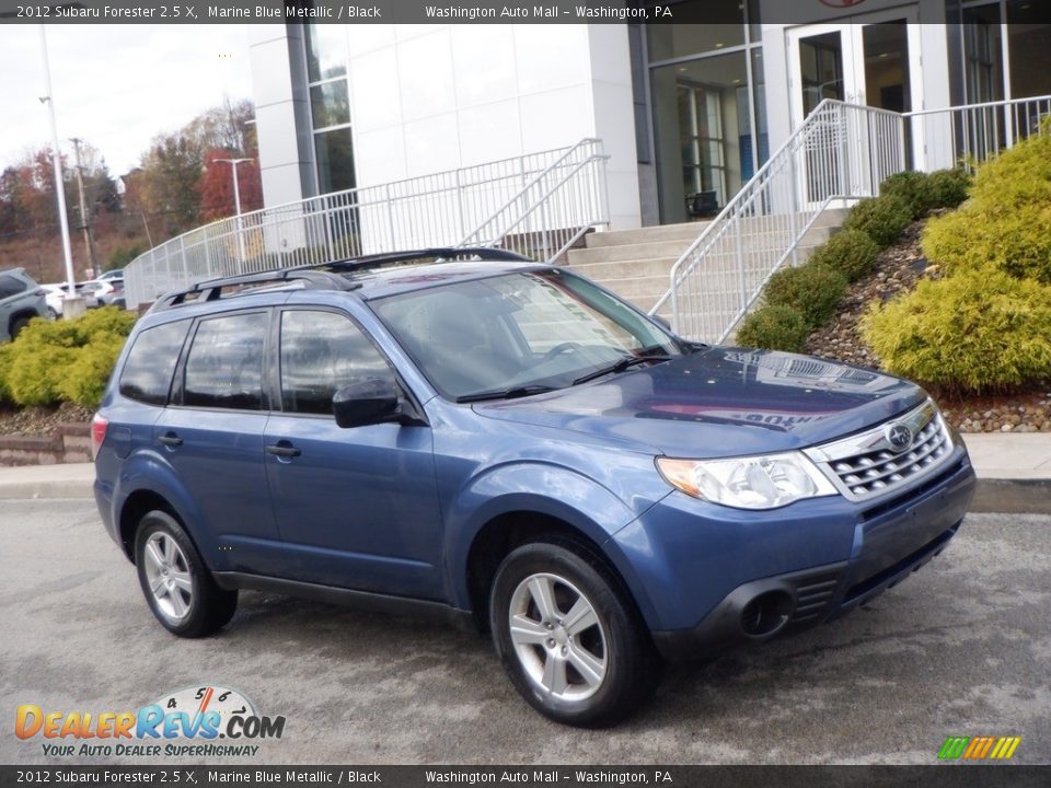 2012 Subaru Forester 2.5 X Marine Blue Metallic / Black Photo #1