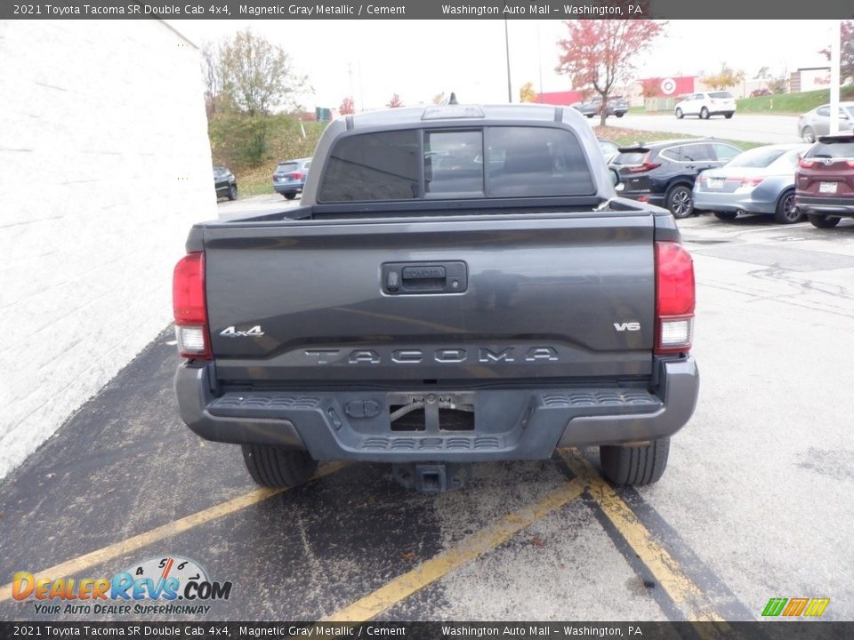 2021 Toyota Tacoma SR Double Cab 4x4 Magnetic Gray Metallic / Cement Photo #7