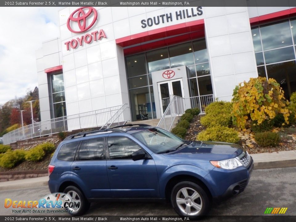 2012 Subaru Forester 2.5 X Marine Blue Metallic / Black Photo #2