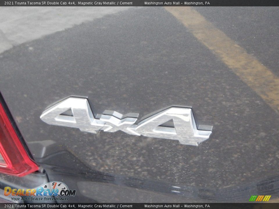 2021 Toyota Tacoma SR Double Cab 4x4 Magnetic Gray Metallic / Cement Photo #8