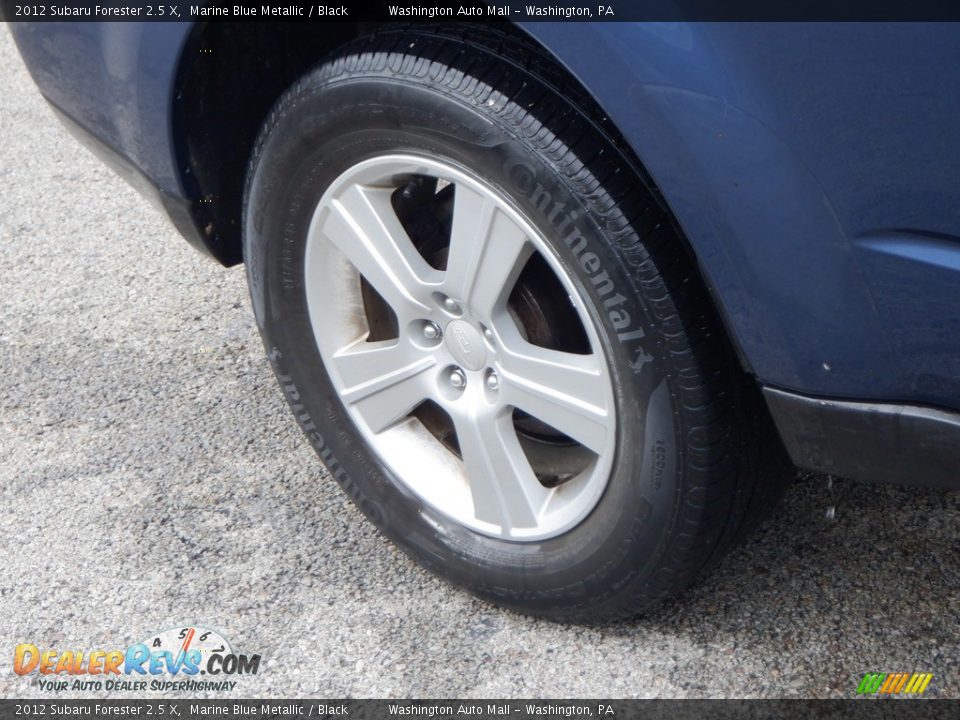 2012 Subaru Forester 2.5 X Marine Blue Metallic / Black Photo #4