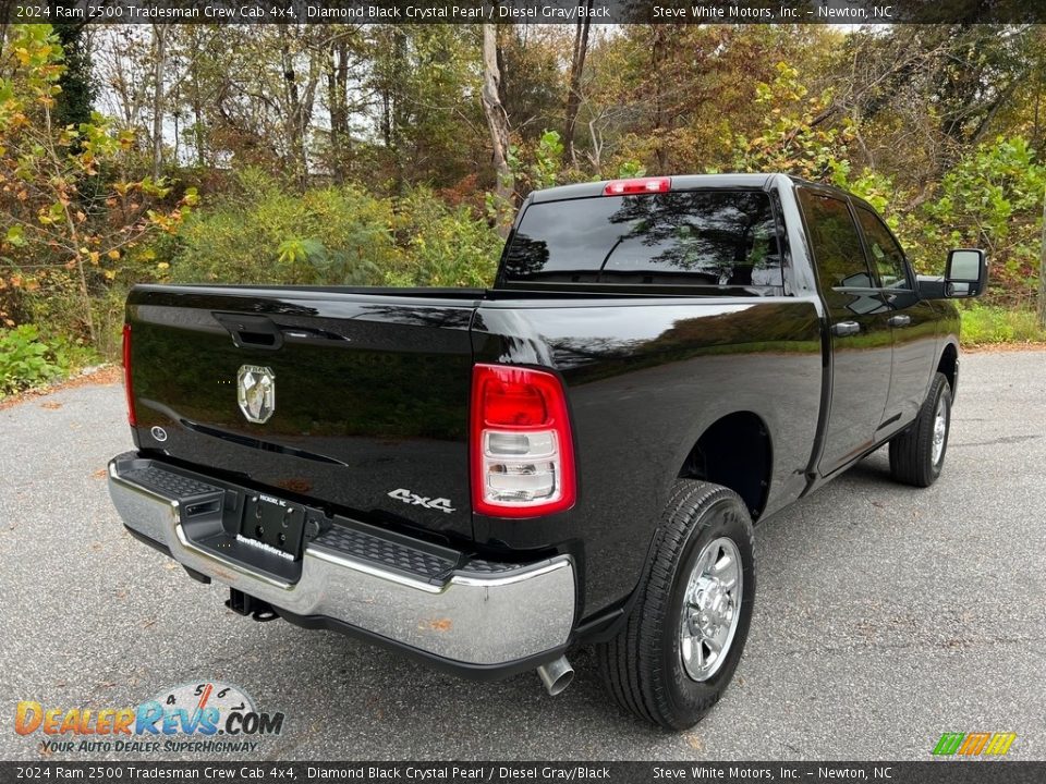 2024 Ram 2500 Tradesman Crew Cab 4x4 Diamond Black Crystal Pearl / Diesel Gray/Black Photo #6