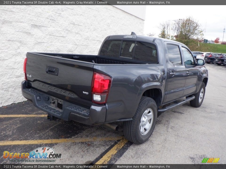 2021 Toyota Tacoma SR Double Cab 4x4 Magnetic Gray Metallic / Cement Photo #10