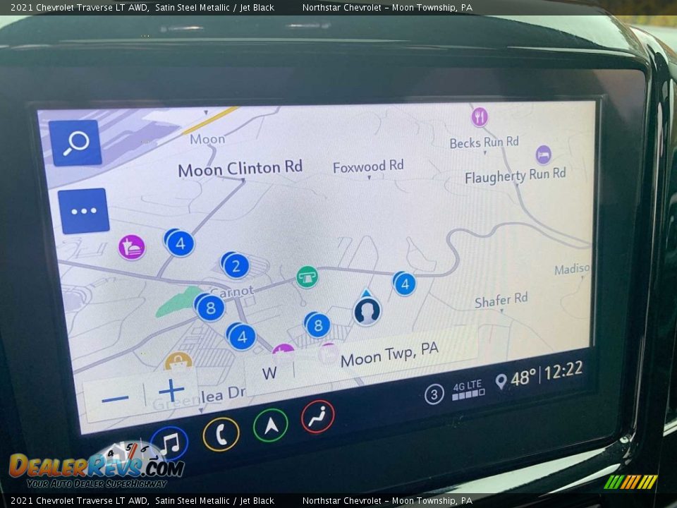2021 Chevrolet Traverse LT AWD Satin Steel Metallic / Jet Black Photo #14