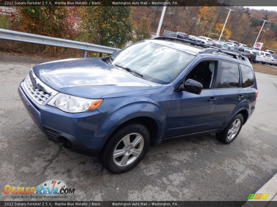 2012 Subaru Forester 2.5 X Marine Blue Metallic / Black Photo #6