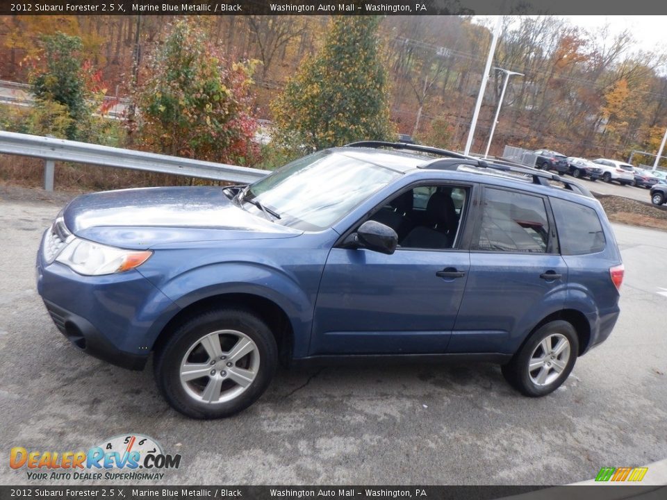 2012 Subaru Forester 2.5 X Marine Blue Metallic / Black Photo #7