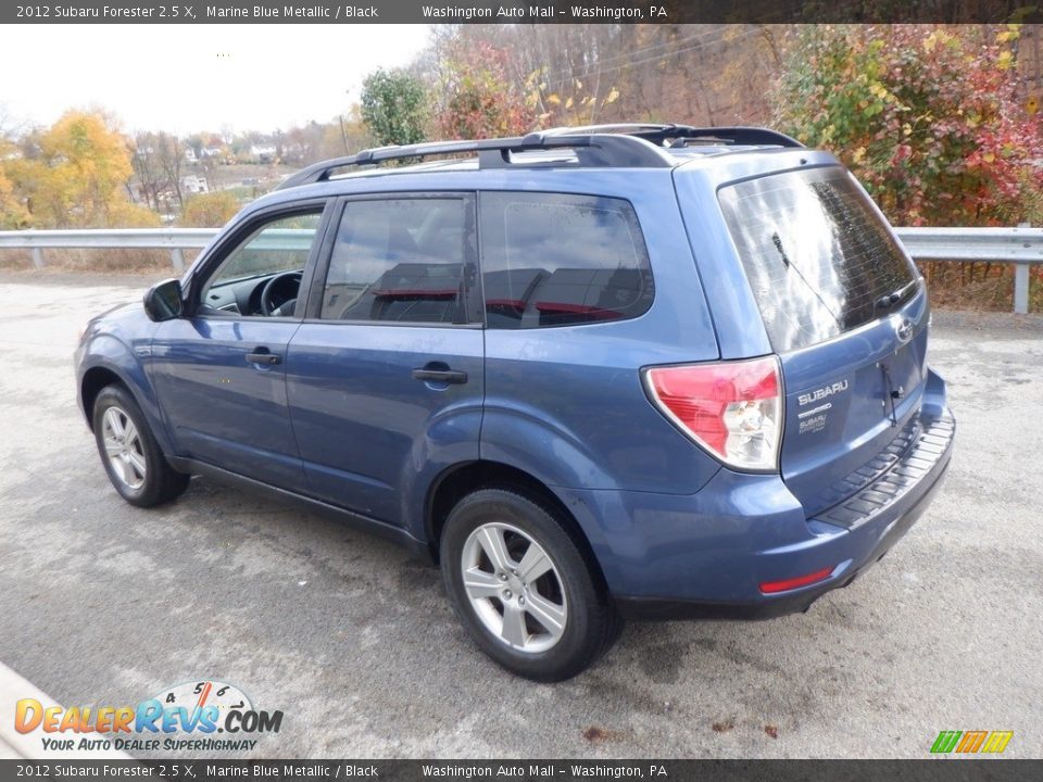 2012 Subaru Forester 2.5 X Marine Blue Metallic / Black Photo #8