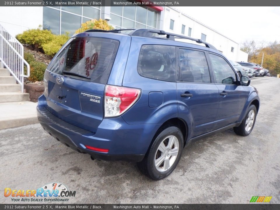 2012 Subaru Forester 2.5 X Marine Blue Metallic / Black Photo #9