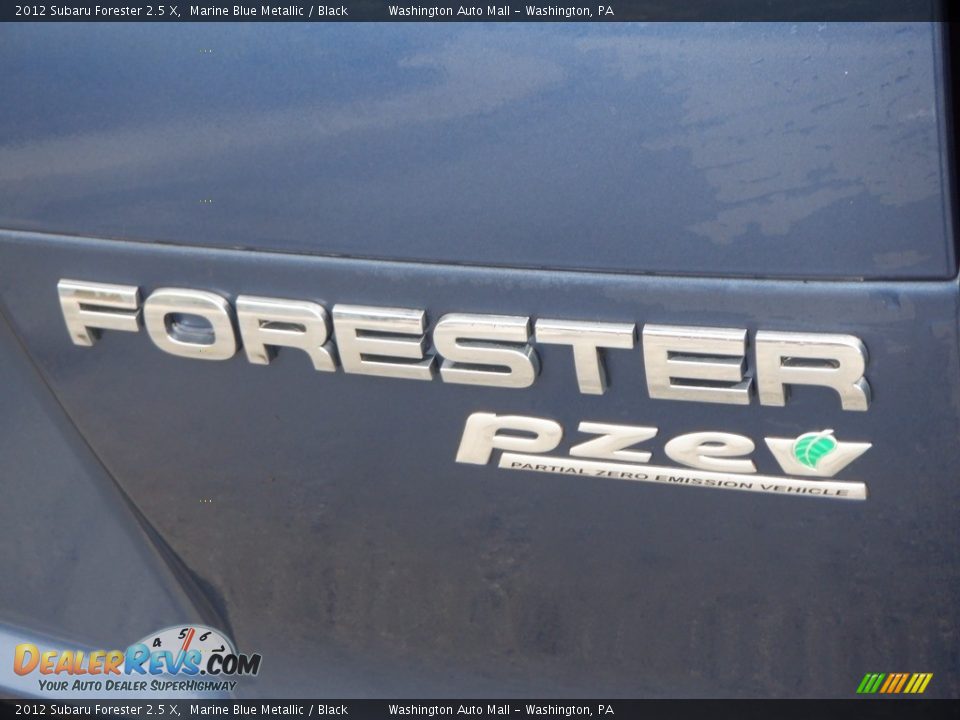 2012 Subaru Forester 2.5 X Marine Blue Metallic / Black Photo #10