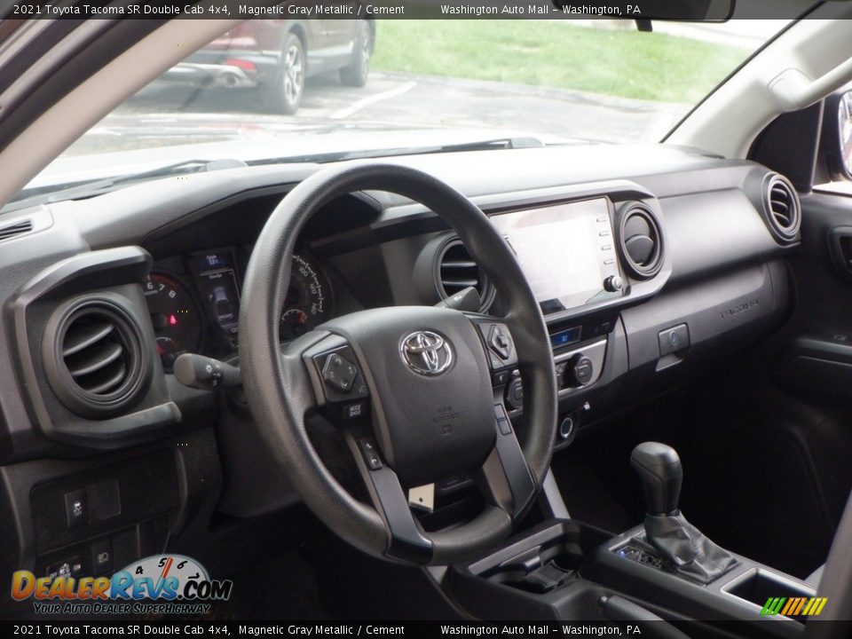 2021 Toyota Tacoma SR Double Cab 4x4 Magnetic Gray Metallic / Cement Photo #13