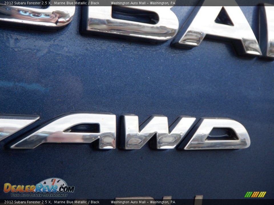 2012 Subaru Forester 2.5 X Marine Blue Metallic / Black Photo #11