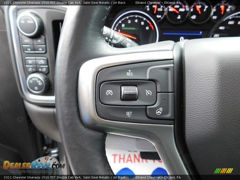 2021 Chevrolet Silverado 1500 RST Double Cab 4x4 Satin Steel Metallic / Jet Black Photo #27