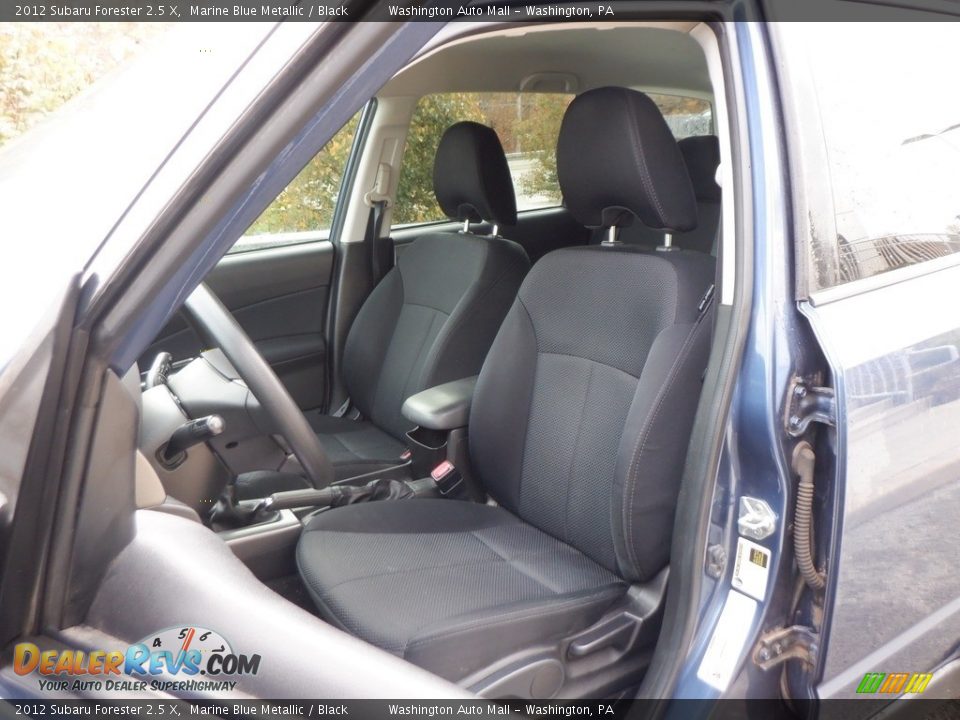 2012 Subaru Forester 2.5 X Marine Blue Metallic / Black Photo #14