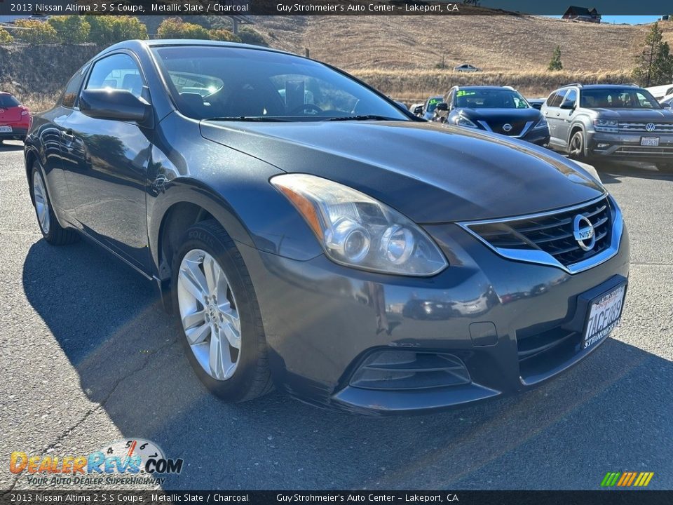 2013 Nissan Altima 2.5 S Coupe Metallic Slate / Charcoal Photo #1