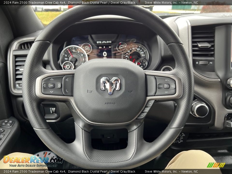 2024 Ram 2500 Tradesman Crew Cab 4x4 Steering Wheel Photo #18