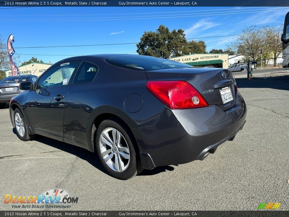 2013 Nissan Altima 2.5 S Coupe Metallic Slate / Charcoal Photo #4