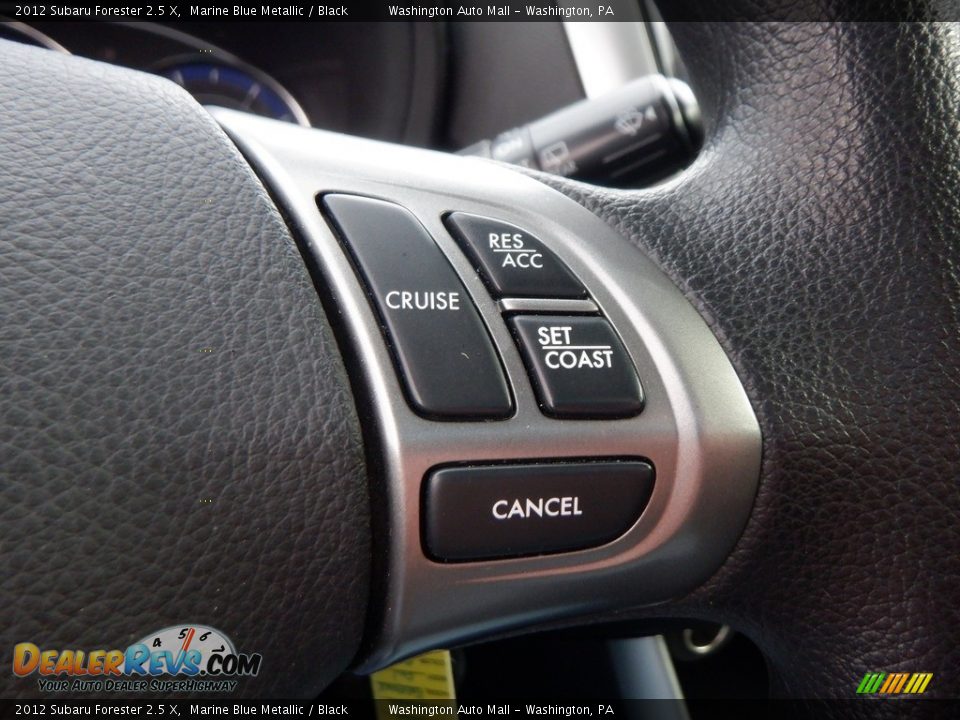 2012 Subaru Forester 2.5 X Marine Blue Metallic / Black Photo #19