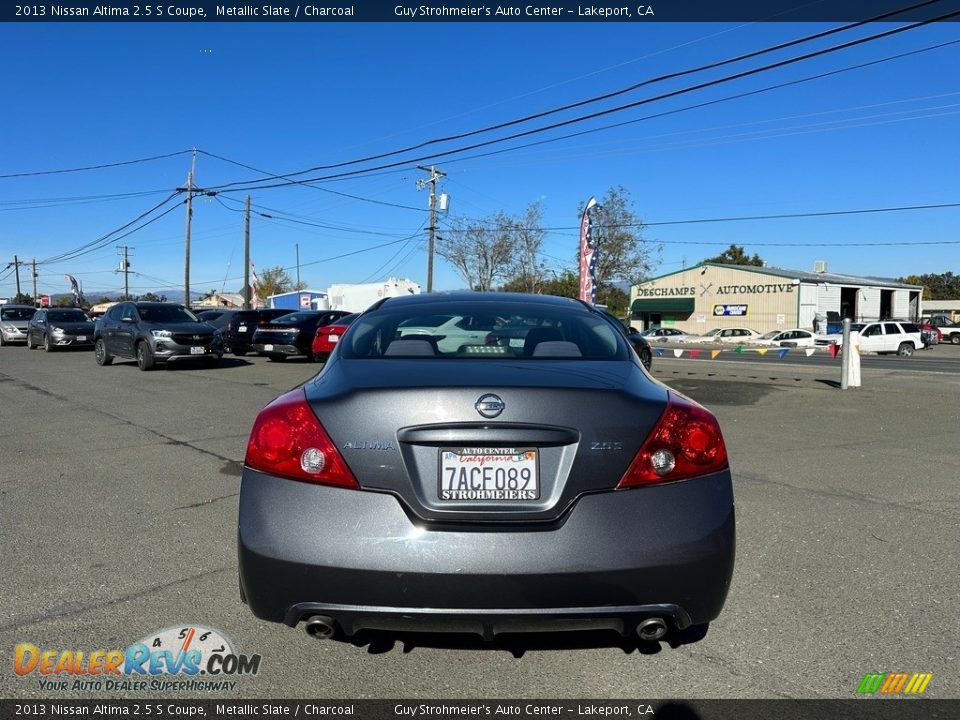 2013 Nissan Altima 2.5 S Coupe Metallic Slate / Charcoal Photo #5