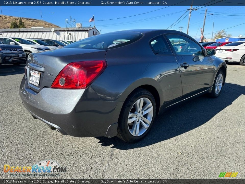 2013 Nissan Altima 2.5 S Coupe Metallic Slate / Charcoal Photo #6