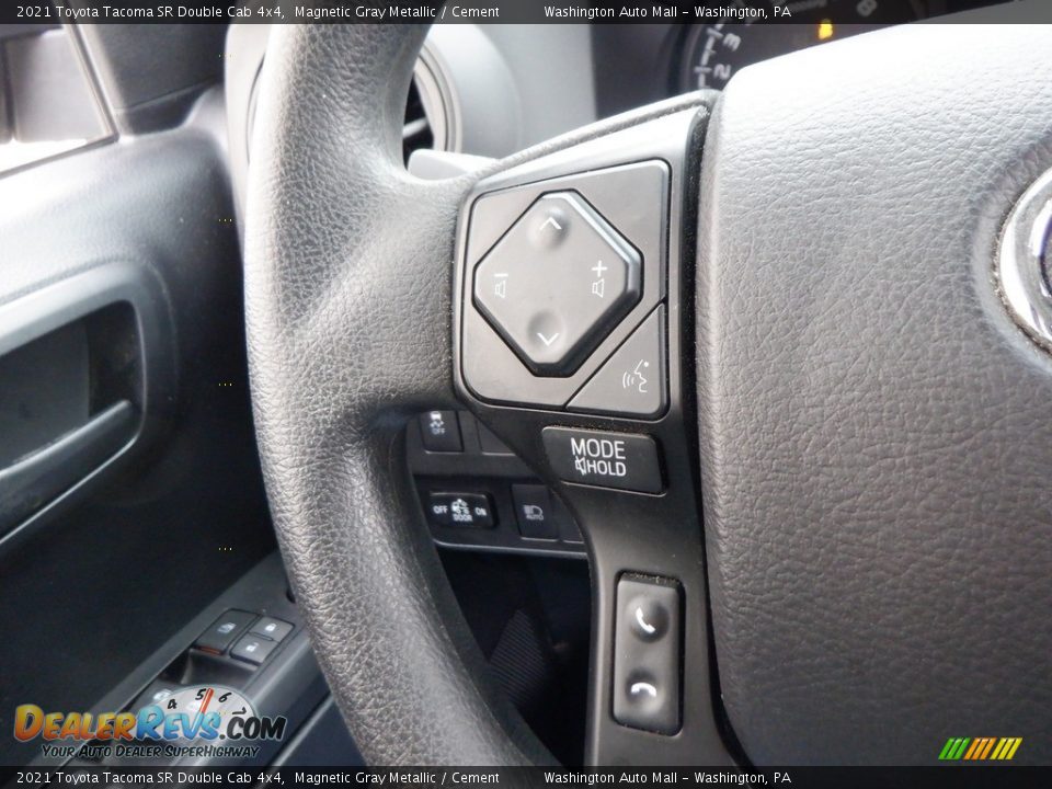 2021 Toyota Tacoma SR Double Cab 4x4 Magnetic Gray Metallic / Cement Photo #23