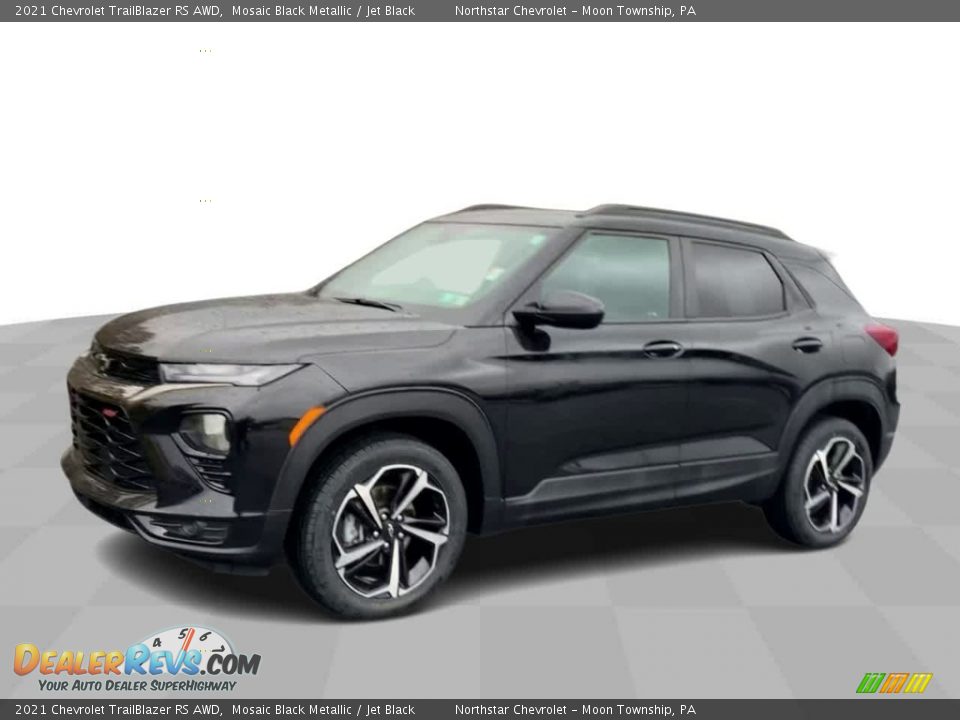 2021 Chevrolet Trailblazer RS AWD Mosaic Black Metallic / Jet Black Photo #4