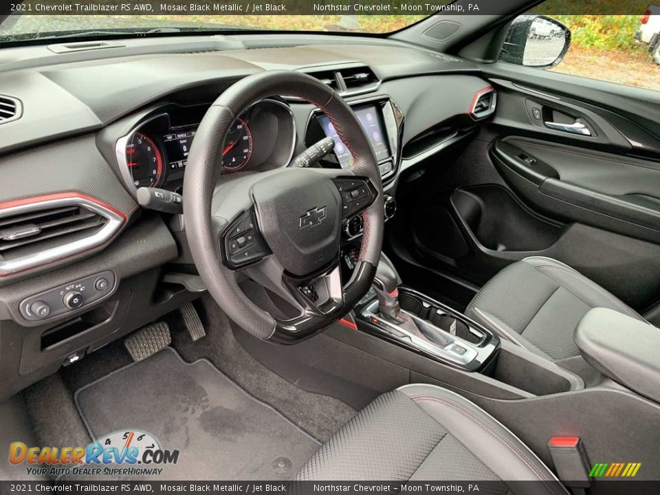 Jet Black Interior - 2021 Chevrolet Trailblazer RS AWD Photo #10