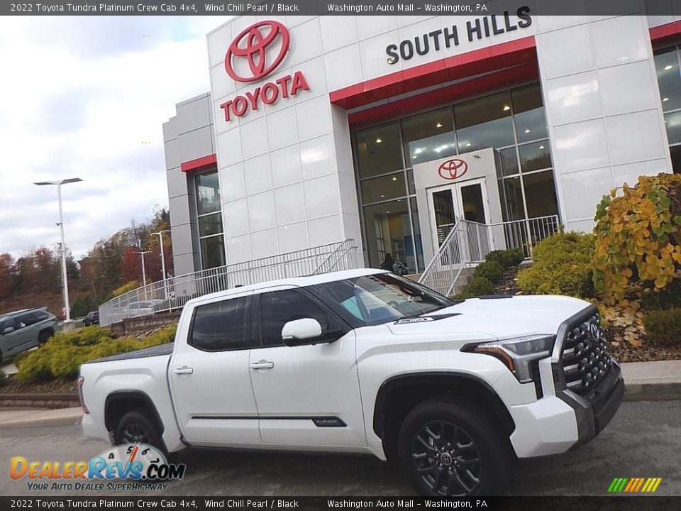 2022 Toyota Tundra Platinum Crew Cab 4x4 Wind Chill Pearl / Black Photo #2