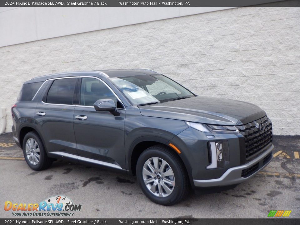 Steel Graphite 2024 Hyundai Palisade SEL AWD Photo #1