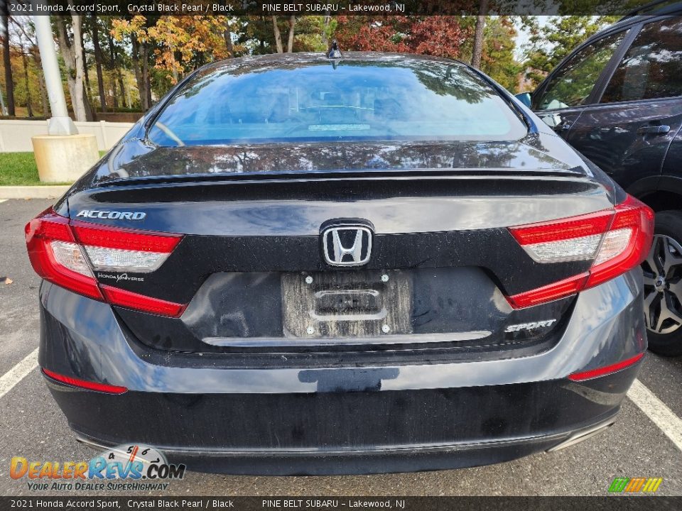 2021 Honda Accord Sport Crystal Black Pearl / Black Photo #3