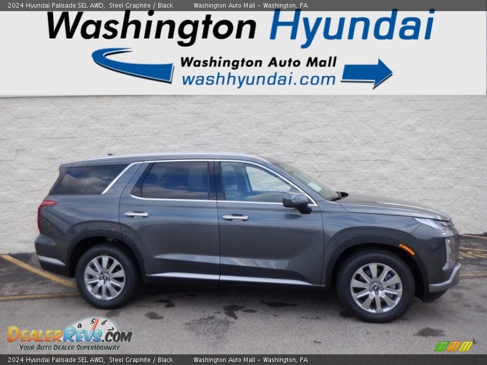 2024 Hyundai Palisade SEL AWD Steel Graphite / Black Photo #2