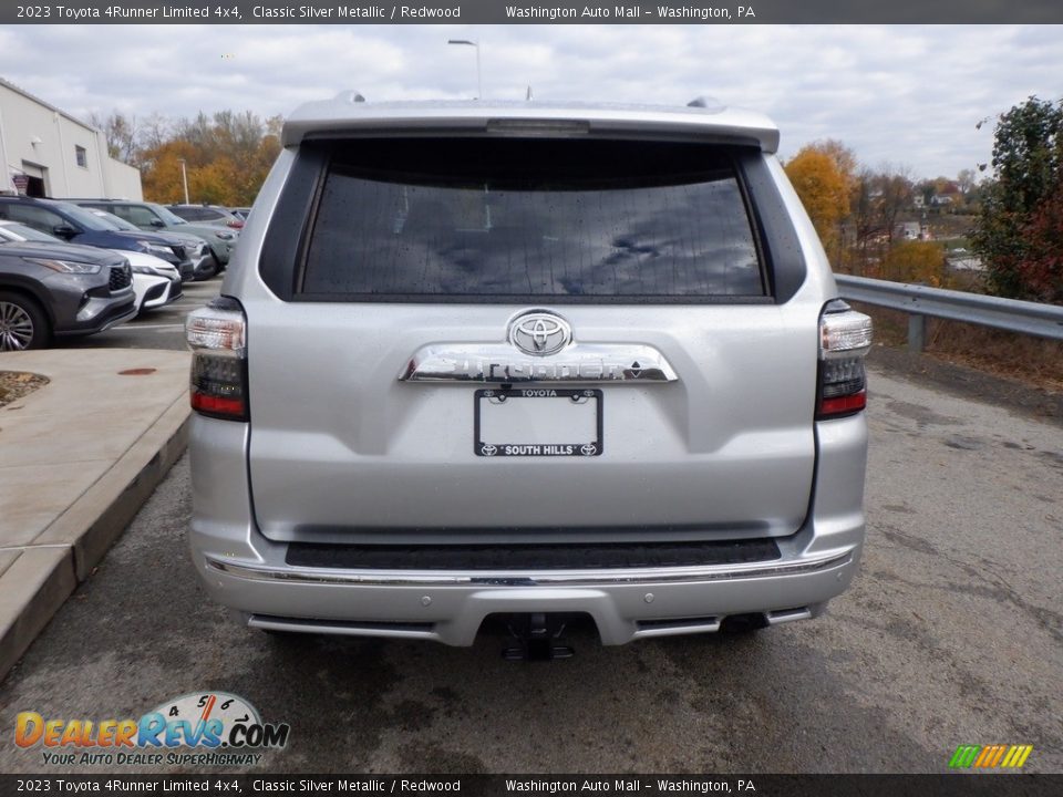 2023 Toyota 4Runner Limited 4x4 Classic Silver Metallic / Redwood Photo #8