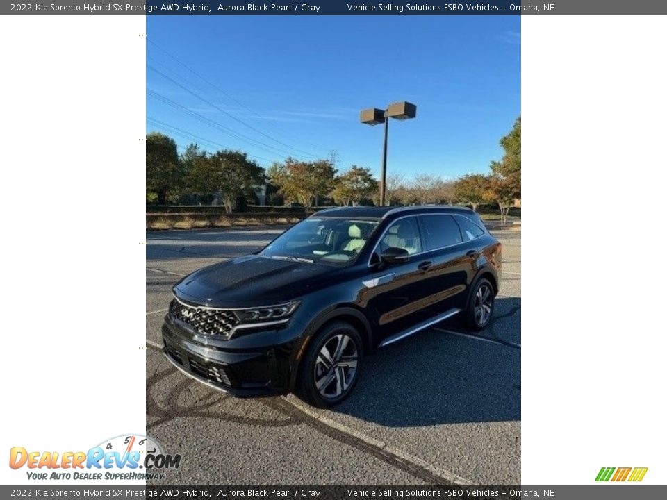 2022 Kia Sorento Hybrid SX Prestige AWD Hybrid Aurora Black Pearl / Gray Photo #17