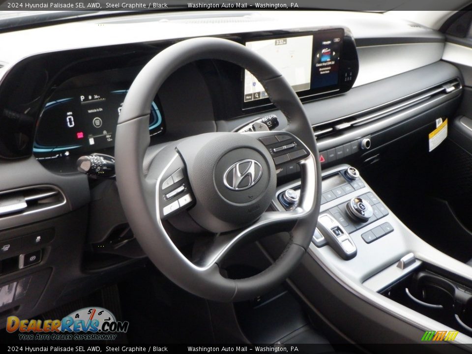 Dashboard of 2024 Hyundai Palisade SEL AWD Photo #8