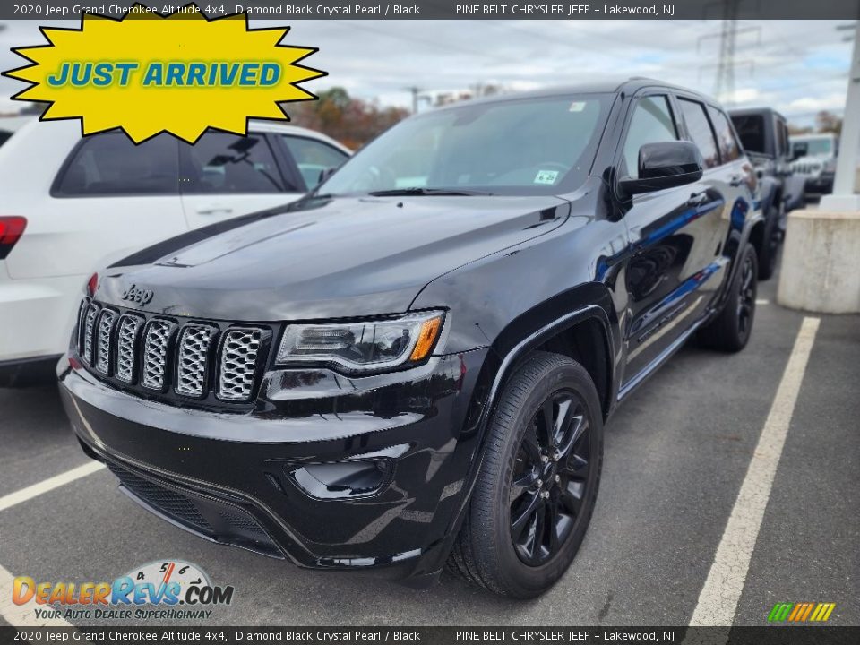 2020 Jeep Grand Cherokee Altitude 4x4 Diamond Black Crystal Pearl / Black Photo #1