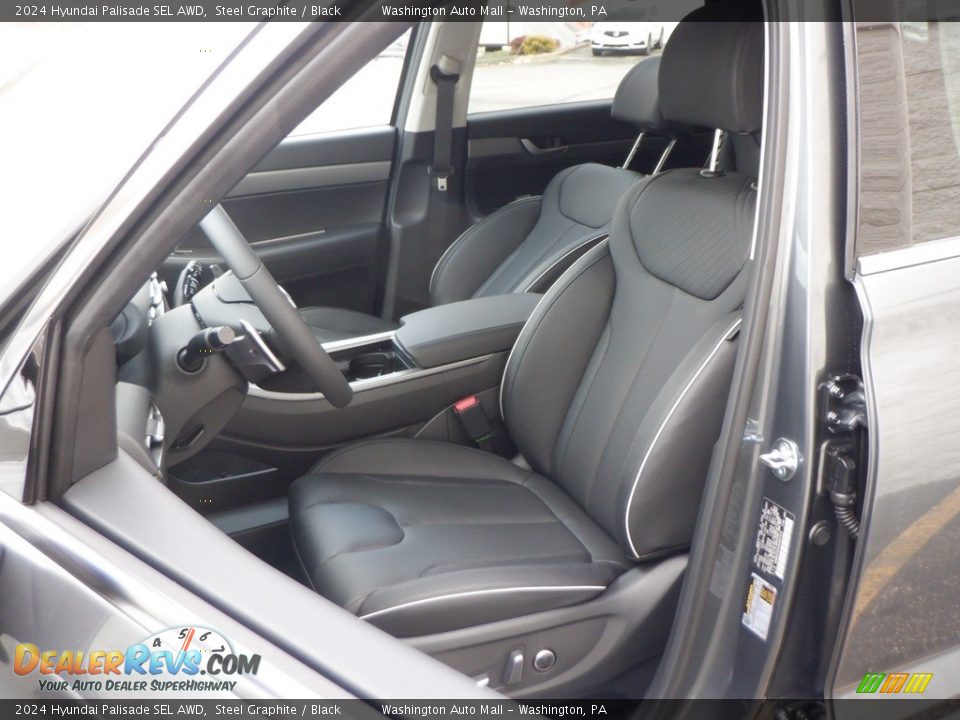 Black Interior - 2024 Hyundai Palisade SEL AWD Photo #11