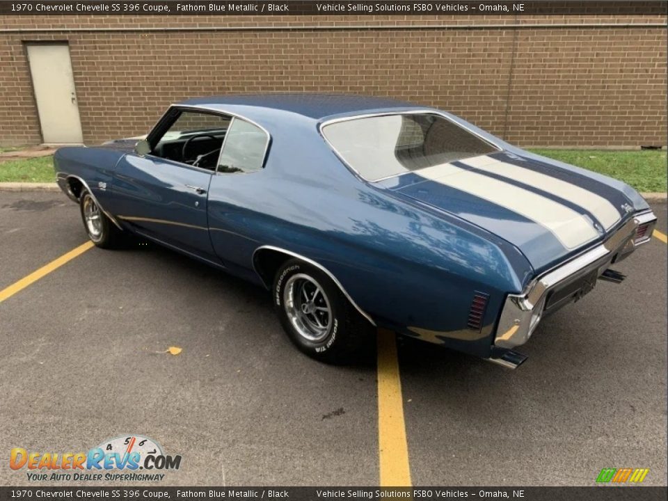 Fathom Blue Metallic 1970 Chevrolet Chevelle SS 396 Coupe Photo #4