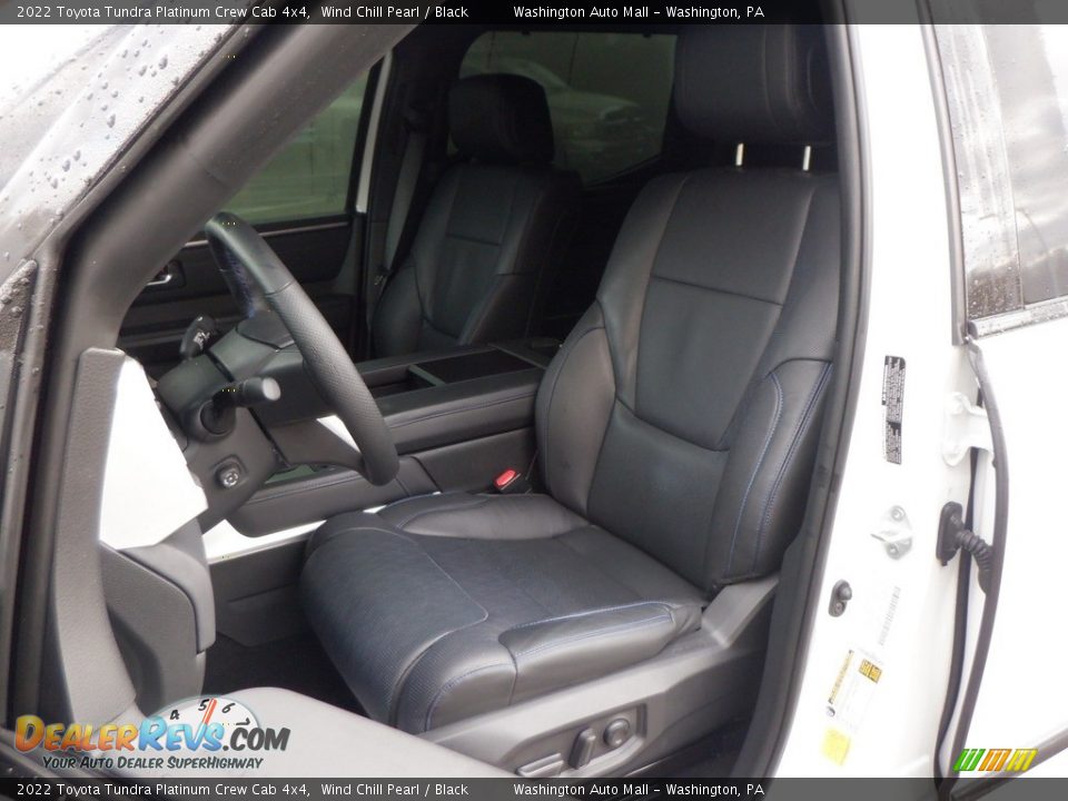 Front Seat of 2022 Toyota Tundra Platinum Crew Cab 4x4 Photo #22