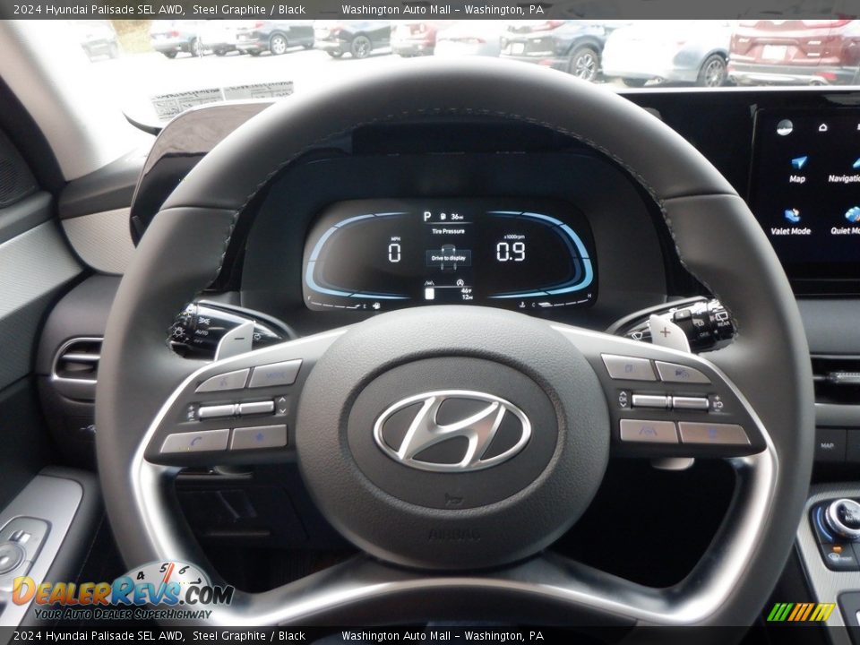 2024 Hyundai Palisade SEL AWD Steering Wheel Photo #19