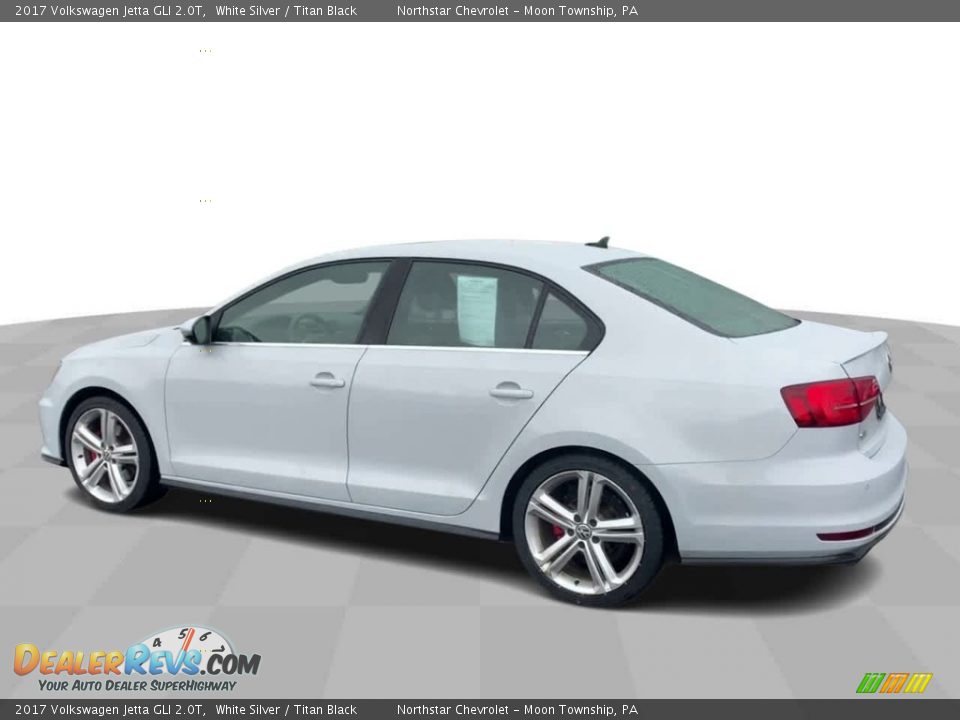 2017 Volkswagen Jetta GLI 2.0T White Silver / Titan Black Photo #6