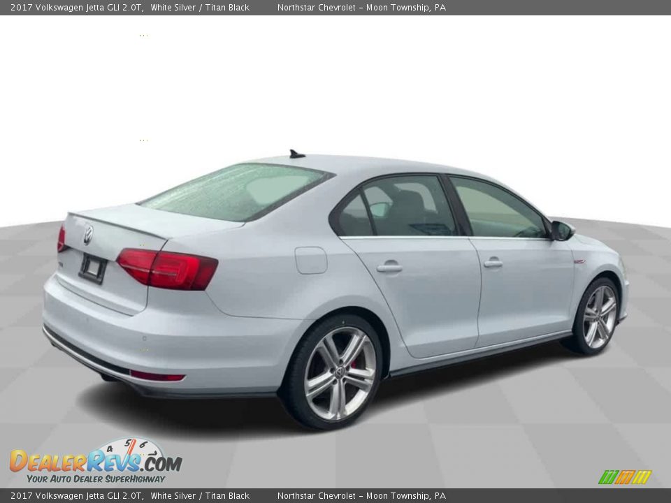 2017 Volkswagen Jetta GLI 2.0T White Silver / Titan Black Photo #8