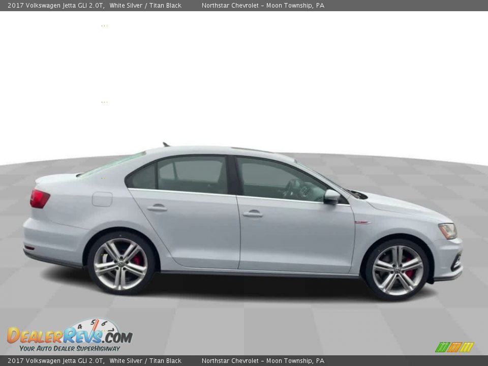 2017 Volkswagen Jetta GLI 2.0T White Silver / Titan Black Photo #9